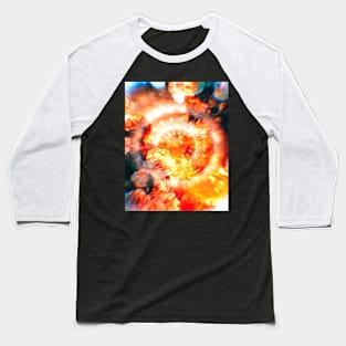 Floral Explosion Baseball T-Shirt